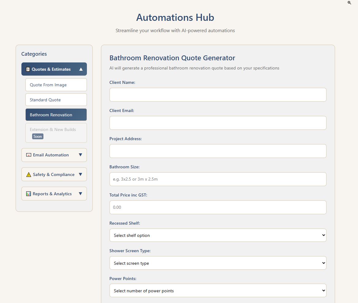 Quote Generator Interface